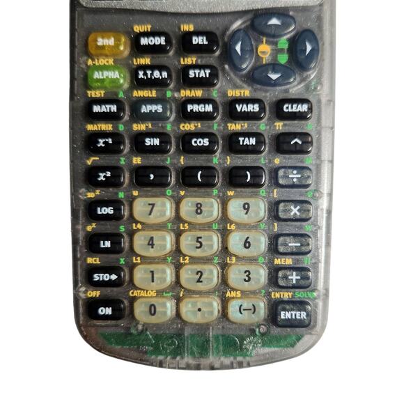 Texas Instruments T1-83 Plus Silver Edition Graphing Calculator With Cover 1999 - Picture 3 of 6